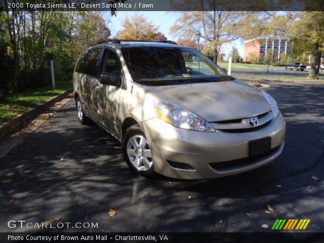 2008 Toyota Sienna LE in Desert Sand Mica