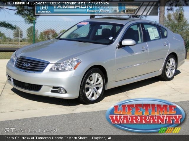 2008 Infiniti M 35 Sedan in Liquid Platinum Metallic