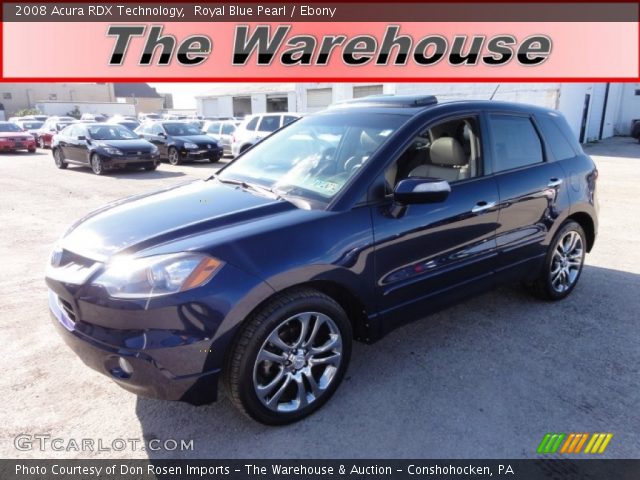 2008 Acura RDX Technology in Royal Blue Pearl