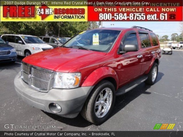 2007 Dodge Durango SXT in Inferno Red Crystal Pearl