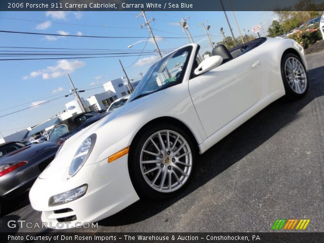 2006 Porsche 911 Carrera Cabriolet in Carrara White