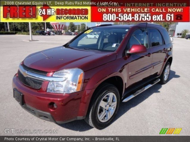 2008 Chevrolet Equinox LT in Deep Ruby Red Metallic