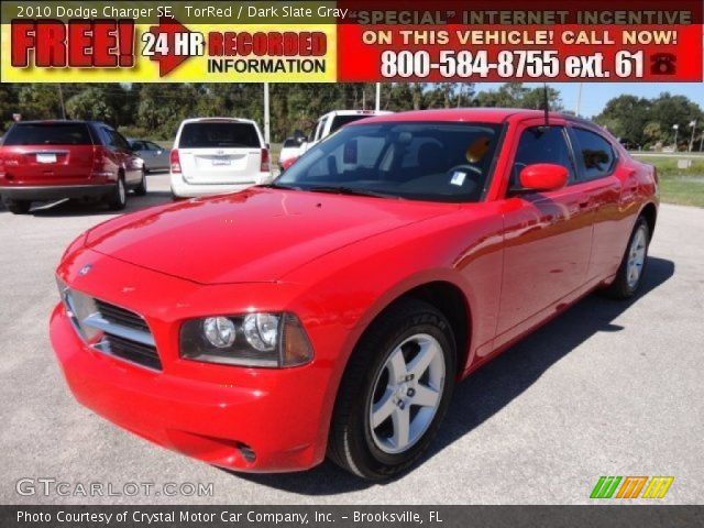 2010 Dodge Charger SE in TorRed