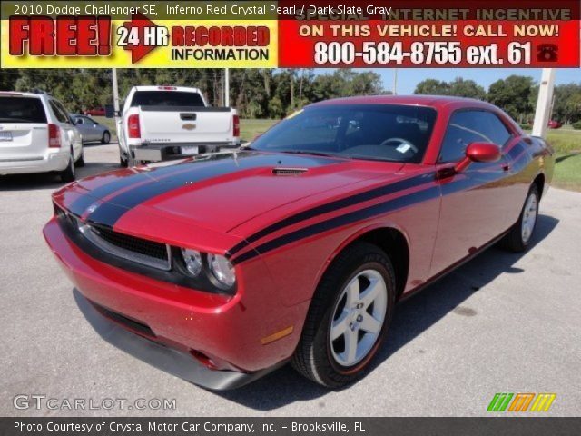 2010 Dodge Challenger SE in Inferno Red Crystal Pearl