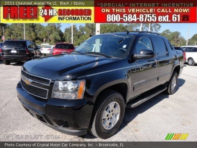 2011 Chevrolet Avalanche LS in Black