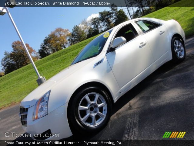 2008 Cadillac CTS Sedan in White Diamond Tri-Coat