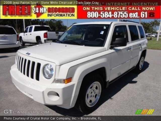 2008 Jeep Patriot Sport in Stone White Clearcoat