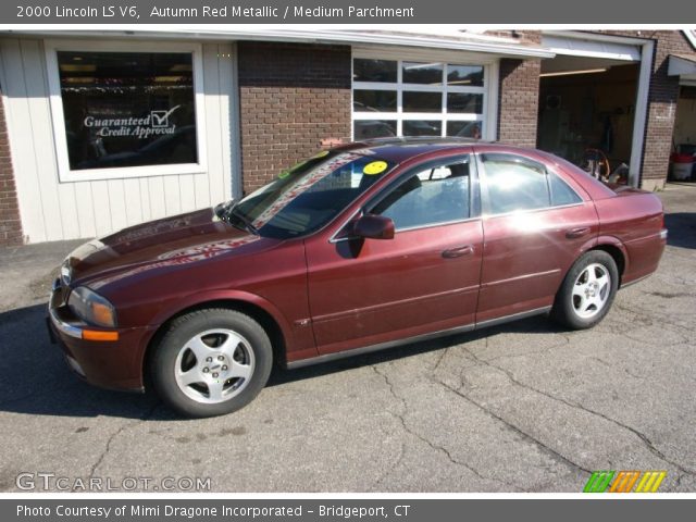 2000 Lincoln LS V6 in Autumn Red Metallic