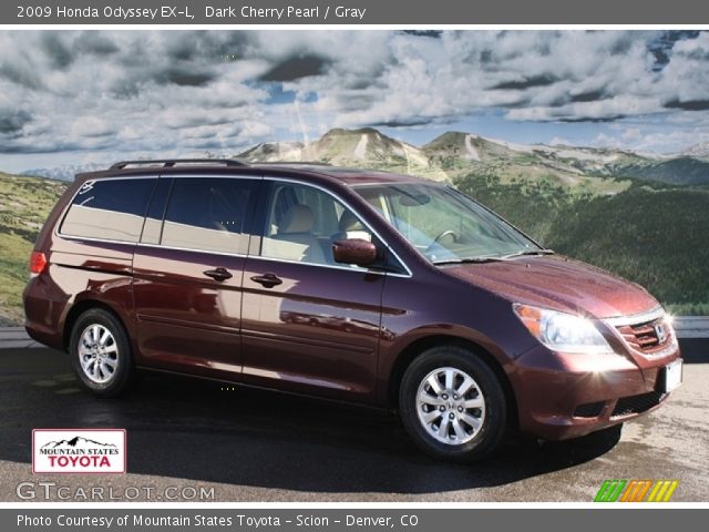 2009 Honda Odyssey EX-L in Dark Cherry Pearl