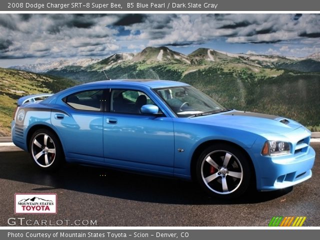 2008 Dodge Charger SRT-8 Super Bee in B5 Blue Pearl