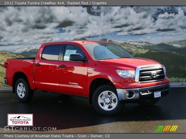 2012 Toyota Tundra CrewMax 4x4 in Radiant Red