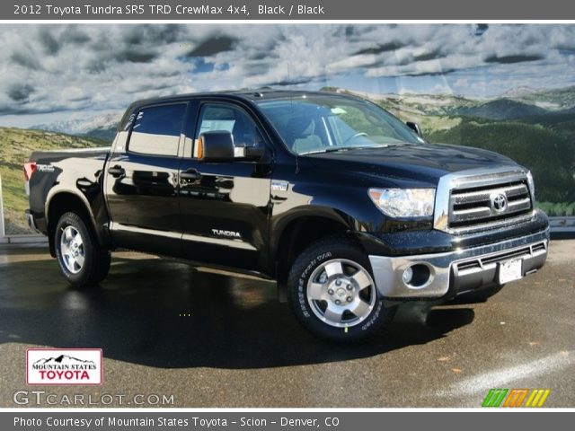 2012 Toyota Tundra SR5 TRD CrewMax 4x4 in Black