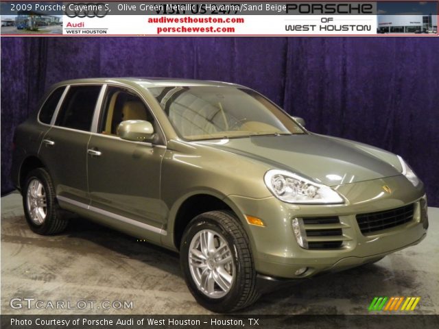 2009 Porsche Cayenne S in Olive Green Metallic