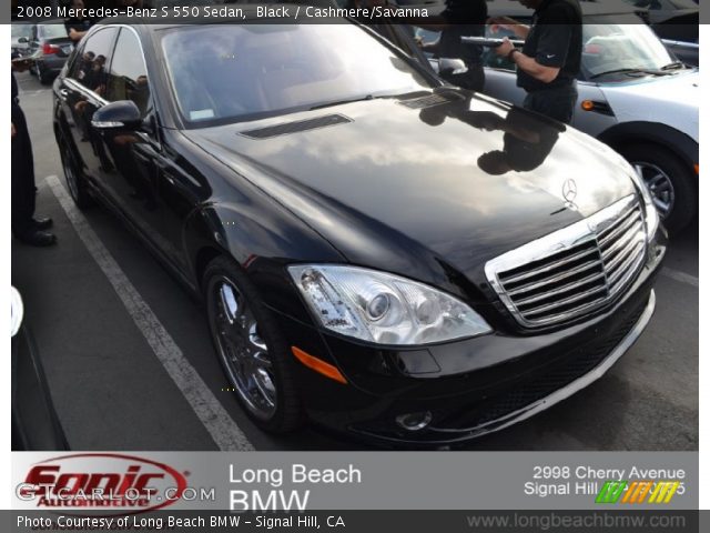 2008 Mercedes-Benz S 550 Sedan in Black