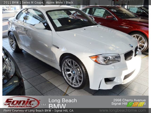 2011 BMW 1 Series M Coupe in Alpine White