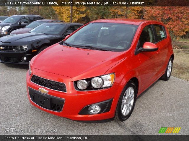 2012 Chevrolet Sonic LT Hatch in Inferno Orange Metallic