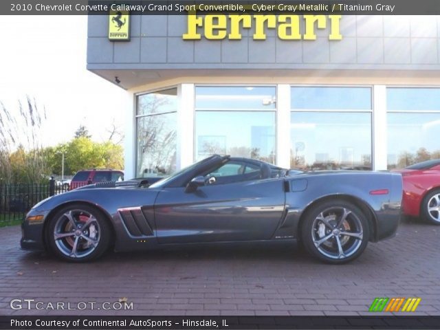 2010 Chevrolet Corvette Callaway Grand Sport Convertible in Cyber Gray Metallic