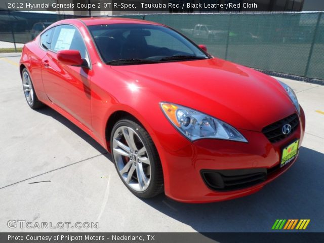 2012 Hyundai Genesis Coupe 2.0T R-Spec in Tsukuba Red