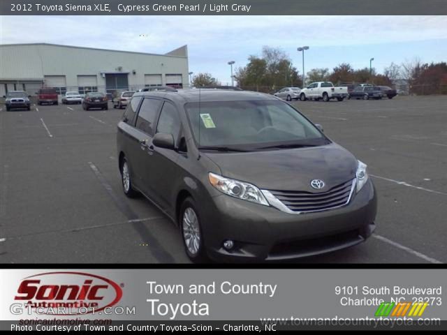 2012 Toyota Sienna XLE in Cypress Green Pearl