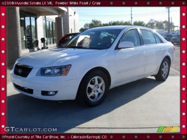 2006 Hyundai Sonata LX V6 in Powder White Pearl