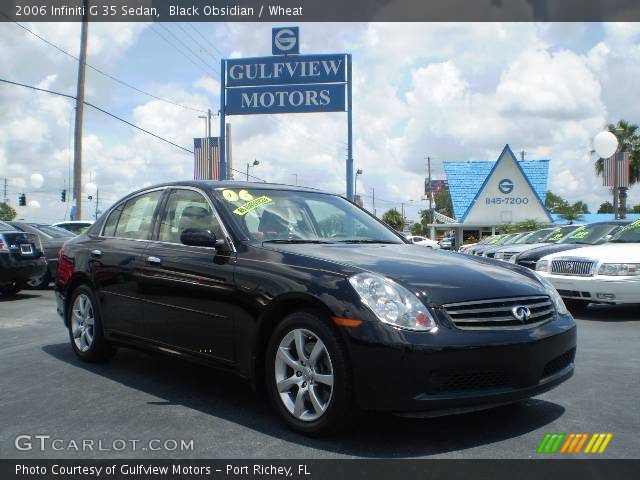 2006 Infiniti G 35 Sedan in Black Obsidian