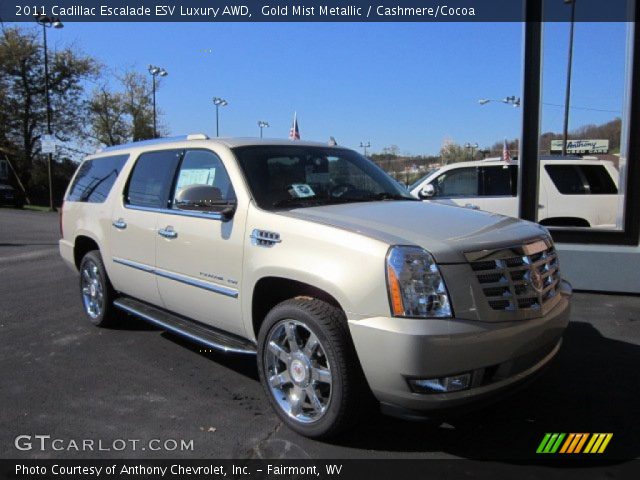 2011 Cadillac Escalade ESV Luxury AWD in Gold Mist Metallic