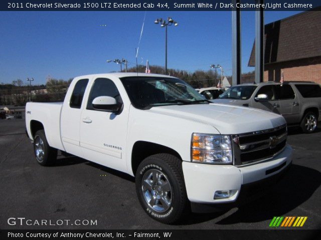 2011 Chevrolet Silverado 1500 LTZ Extended Cab 4x4 in Summit White