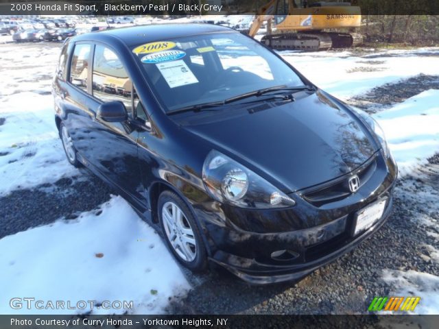 2008 Honda Fit Sport in Blackberry Pearl