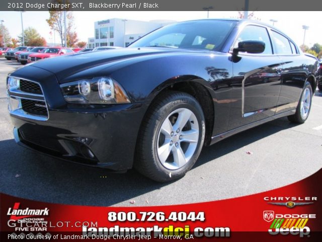 2012 Dodge Charger SXT in Blackberry Pearl