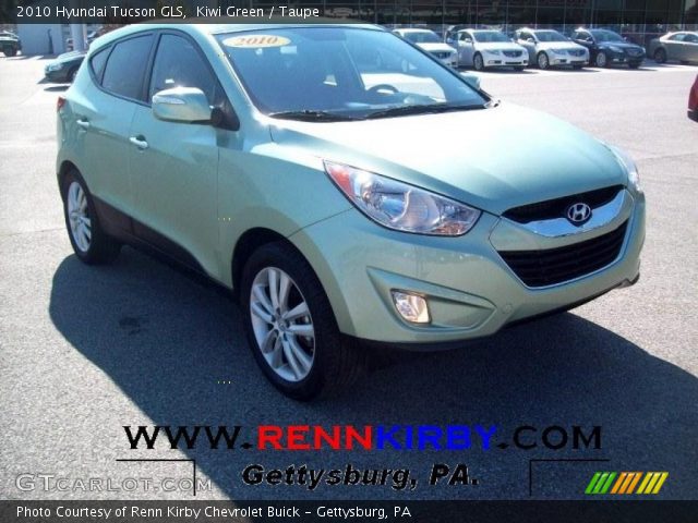 2010 Hyundai Tucson GLS in Kiwi Green