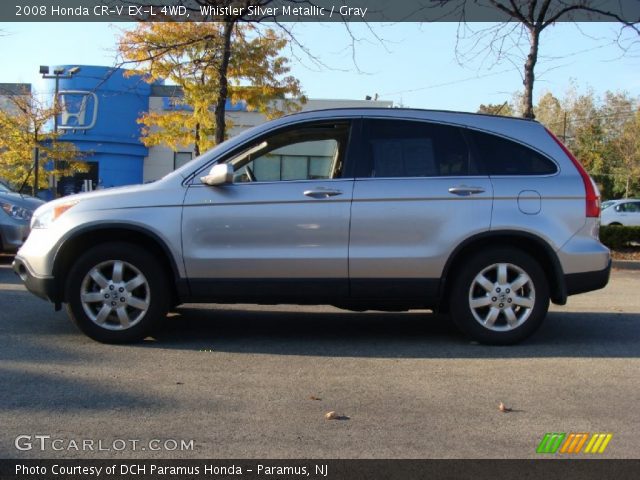 2008 Honda CR-V EX-L 4WD in Whistler Silver Metallic