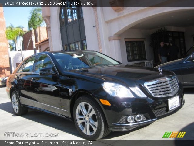2010 Mercedes-Benz E 350 Sedan in Black
