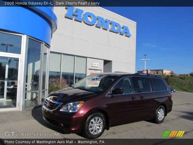 2008 Honda Odyssey EX-L in Dark Cherry Pearl
