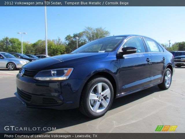 2012 Volkswagen Jetta TDI Sedan in Tempest Blue Metallic