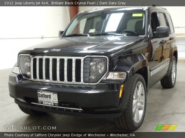 2012 Jeep Liberty Jet 4x4 in Brilliant Black Crystal Pearl