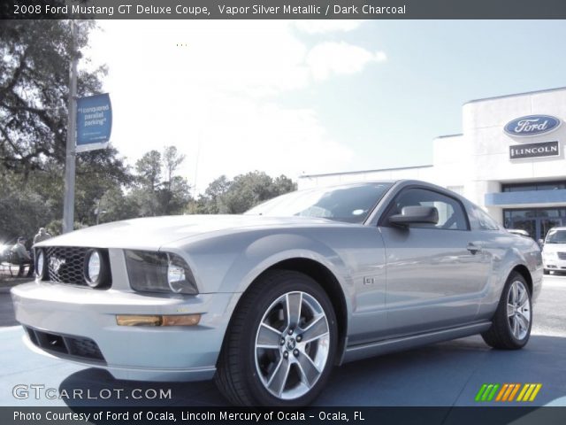 2008 Ford Mustang GT Deluxe Coupe in Vapor Silver Metallic