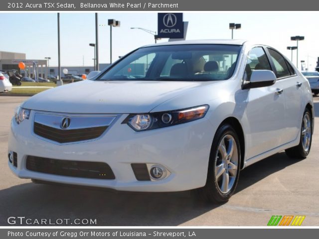 2012 Acura TSX Sedan in Bellanova White Pearl