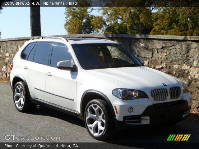 2008 BMW X5 4.8i in Alpine White