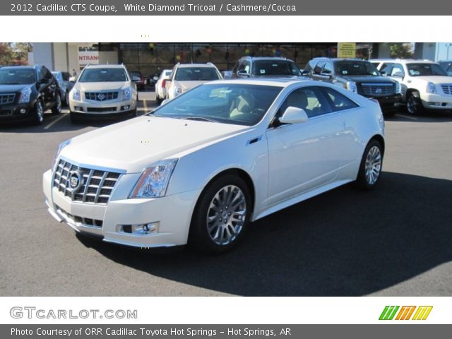 2012 Cadillac CTS Coupe in White Diamond Tricoat