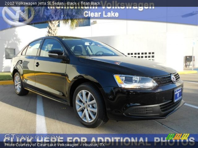 2012 Volkswagen Jetta SE Sedan in Black
