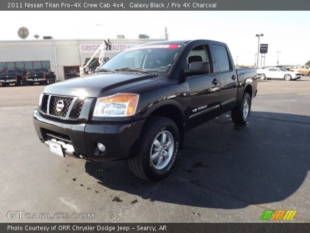 2011 Nissan Titan Pro-4X Crew Cab 4x4 in Galaxy Black