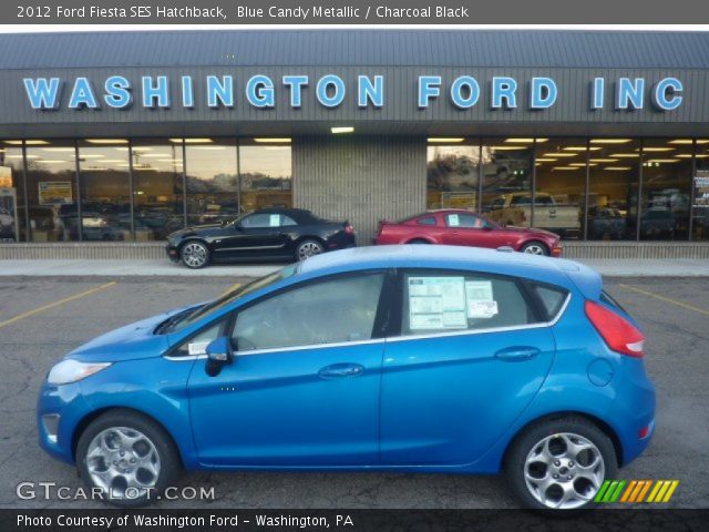 2012 Ford Fiesta SES Hatchback in Blue Candy Metallic