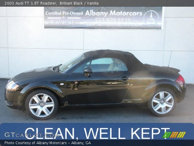 2003 Audi TT 1.8T Roadster in Brilliant Black