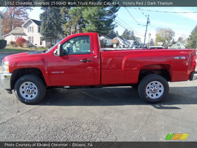2012 Chevrolet Silverado 2500HD Work Truck Regular Cab 4x4 in Victory Red