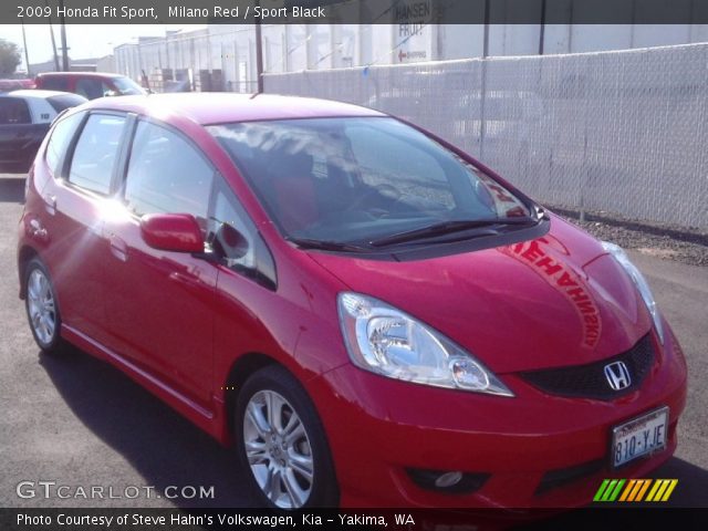 2009 Honda Fit Sport in Milano Red