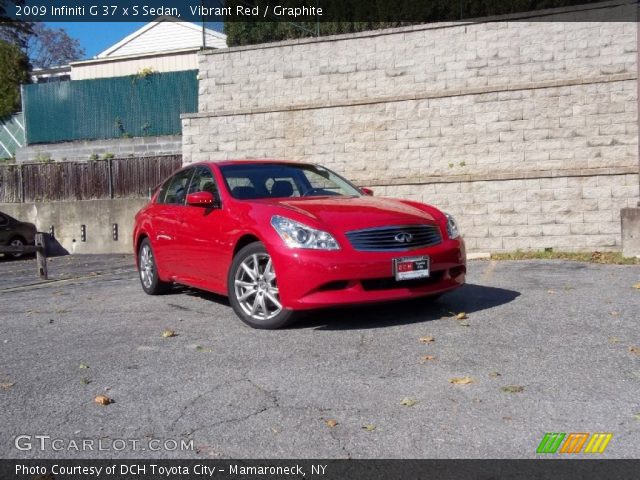 2009 Infiniti G 37 x S Sedan in Vibrant Red