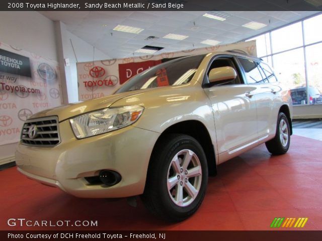 2008 Toyota Highlander  in Sandy Beach Metallic