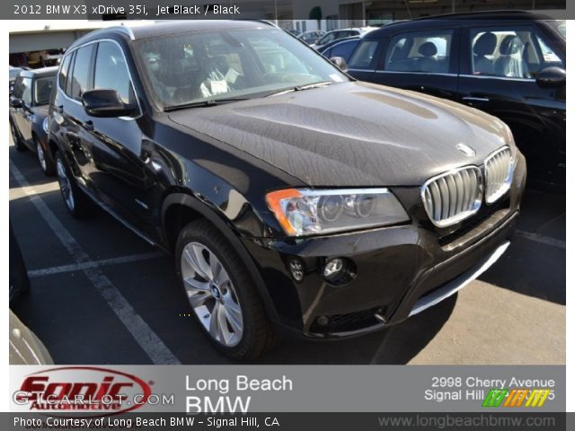 2012 BMW X3 xDrive 35i in Jet Black