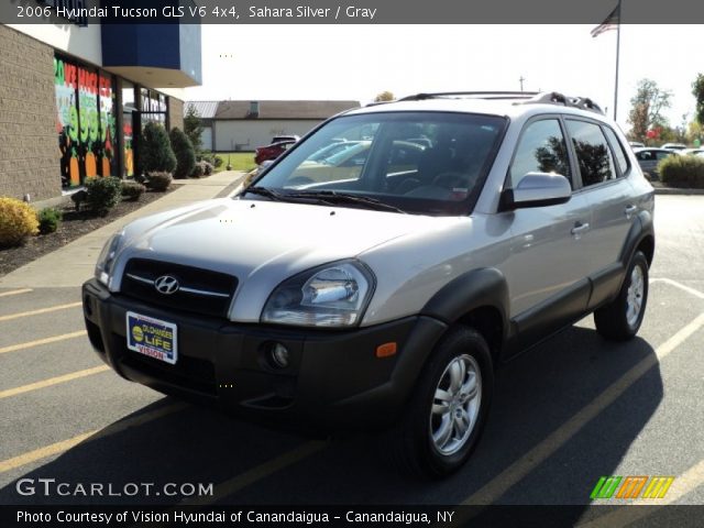 2006 Hyundai Tucson GLS V6 4x4 in Sahara Silver