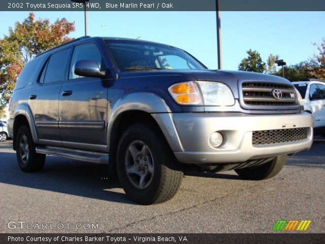 2002 Toyota Sequoia SR5 4WD in Blue Marlin Pearl